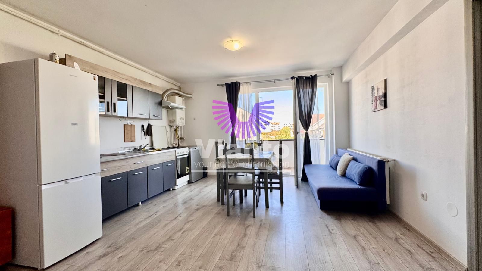 Apartament 2 Camere utilat si mobilat cu balcon si Parcare - Cartier Arhitectilor