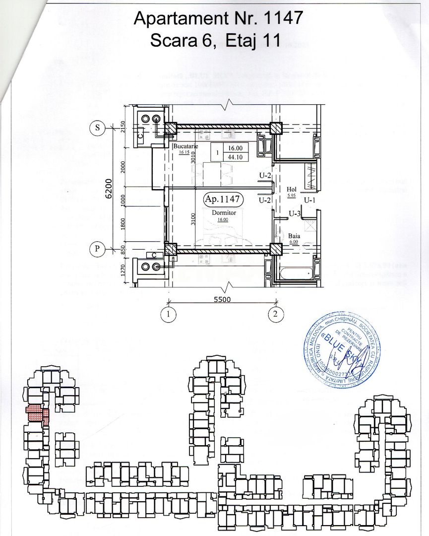 Newton House Grădina Botanică | 44,10 m² | Etaj 11 | Investiție - imaginea 2