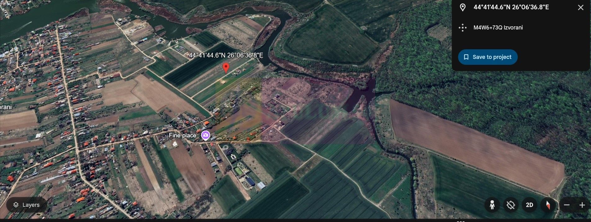 Izvorani - Teren intravilan langa lac | Rezidential P+1E