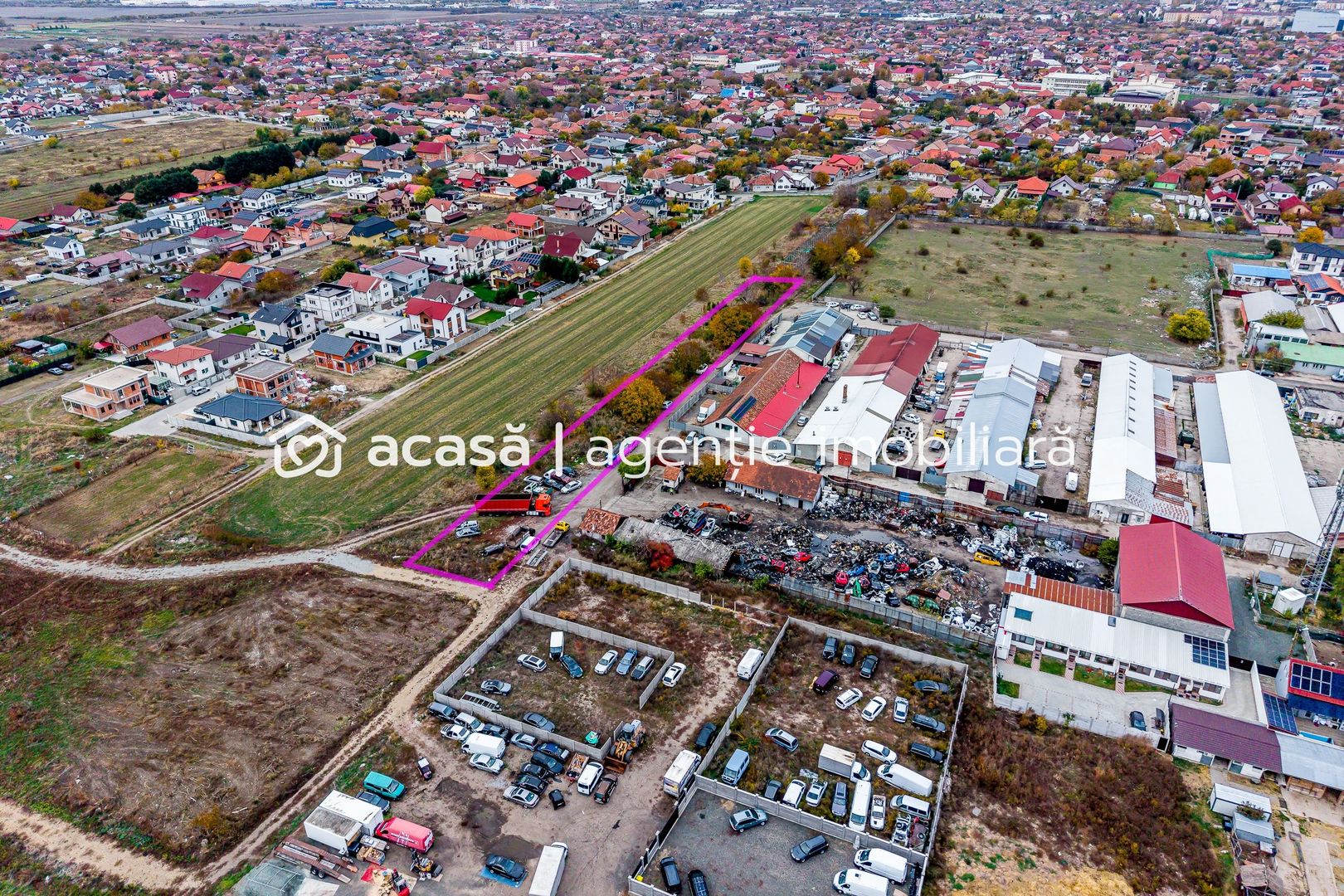Imagine 3 - Teren de 2500 mp cu posibilitate de parcelare în Bujac Arad