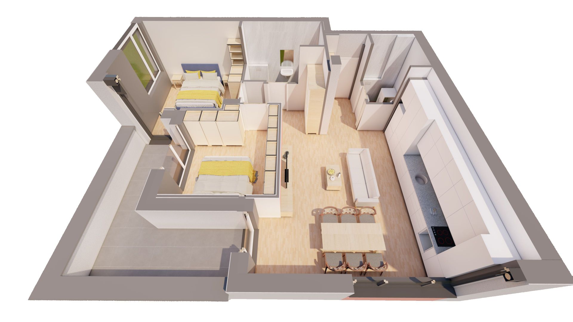 Imagine 3 - De vanzare PENTHOUSE într-un bloc nou marca ARED Comision 0%