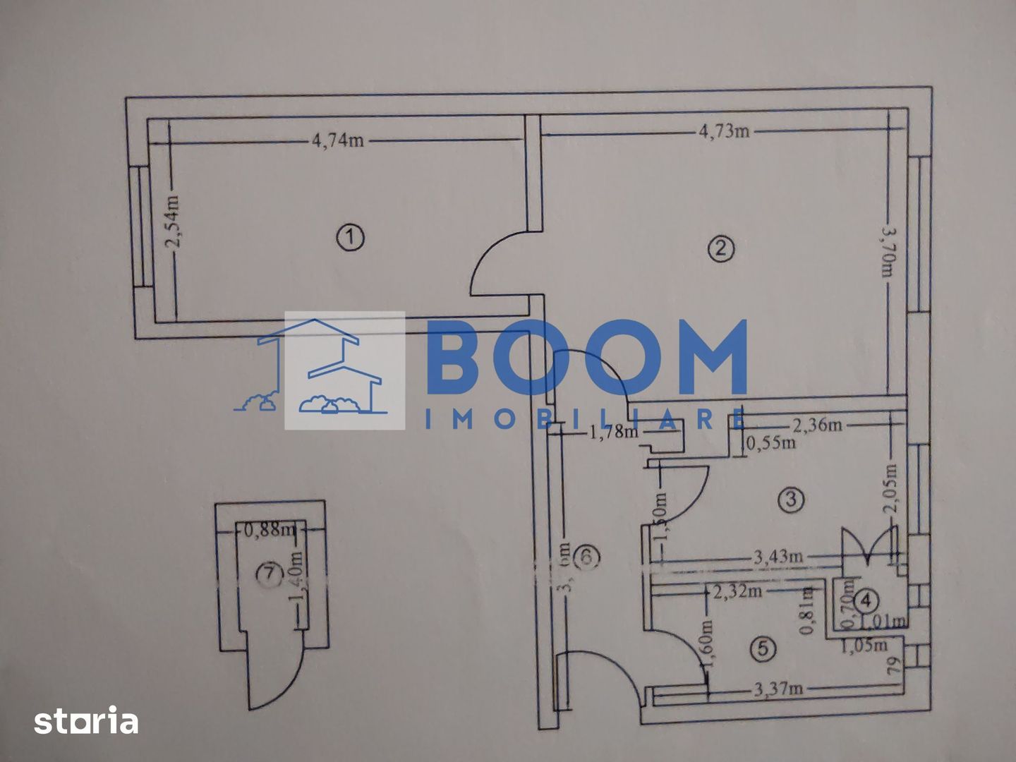 Apartament 2 camere | Etaj 2 | Zona Centrala | Boxa | - imaginea 10