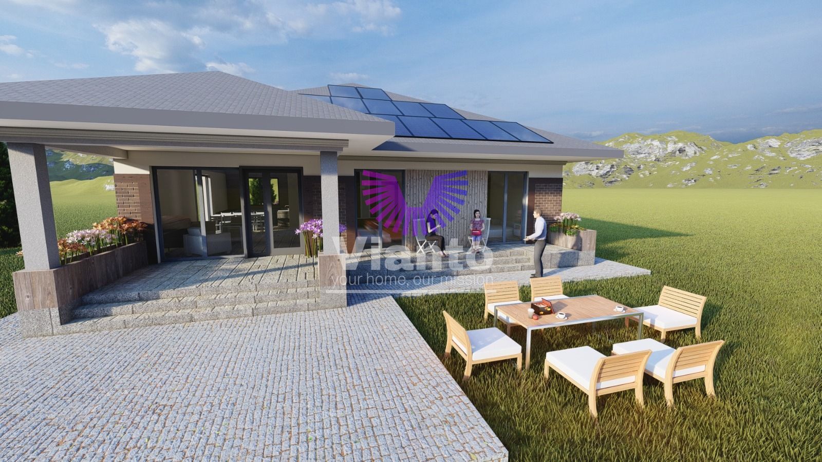Casa Individuala Premium cu 4 Camere-120mpu si Teren 500mp in Sura Mica