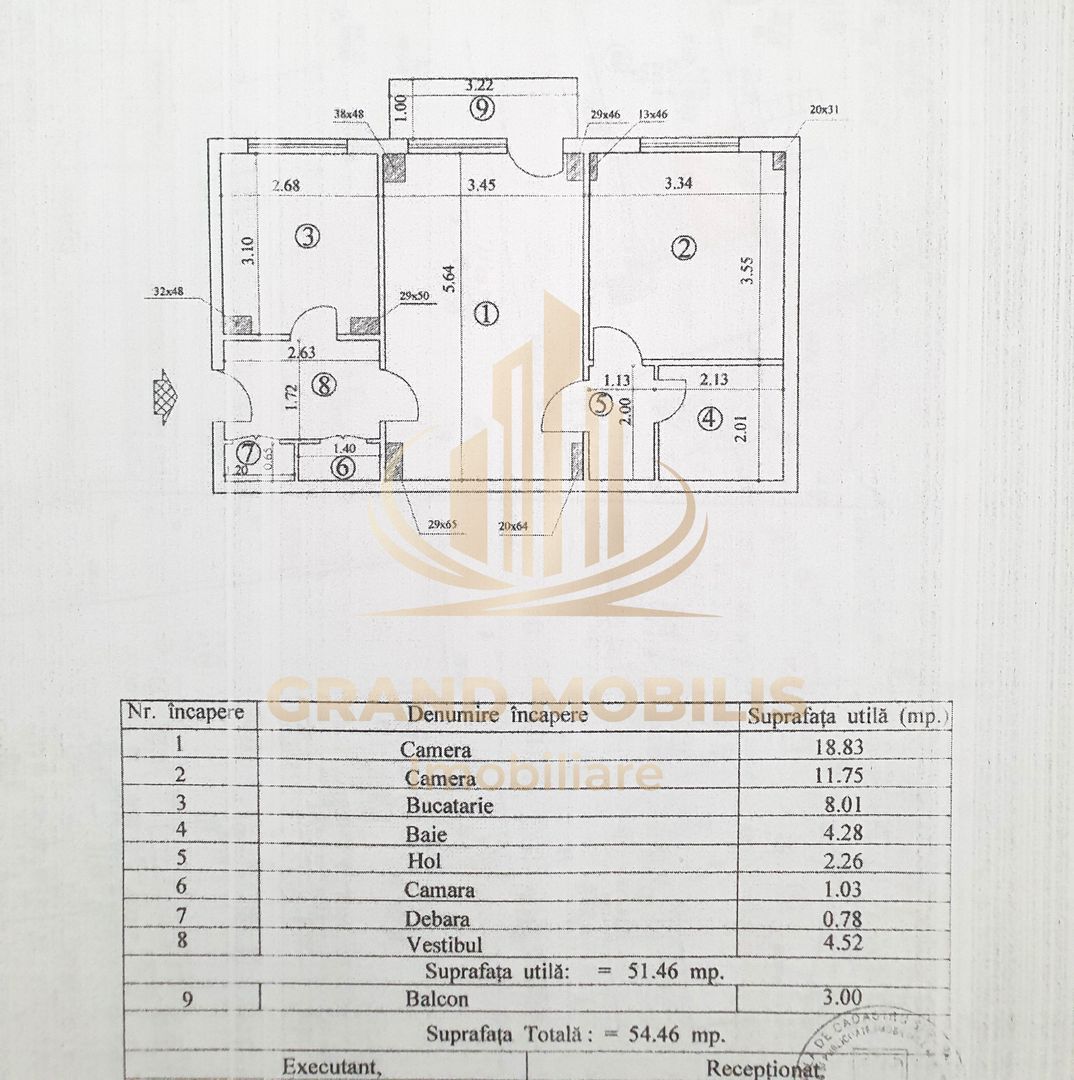 Apartament 2 camere semidecomandat cu parcare de resedinta - imaginea 11