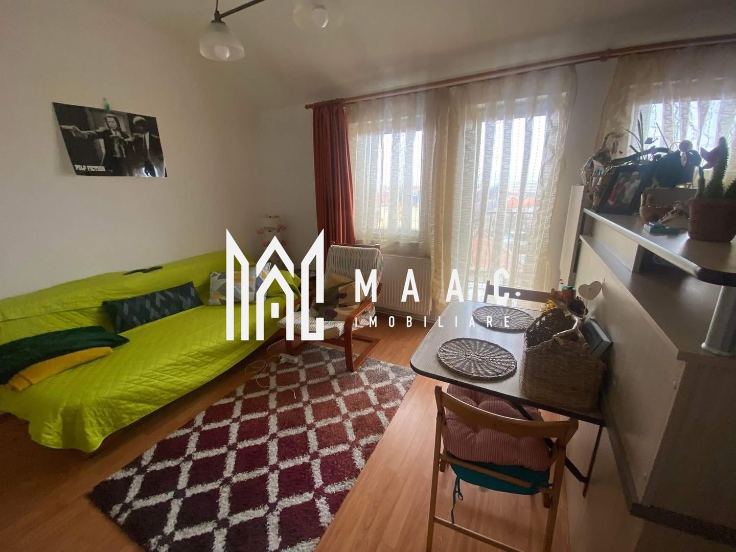 Apartament 3 camere | Cedonia, Sibiu | 50 mp, mansardă, mobilat - imaginea 4