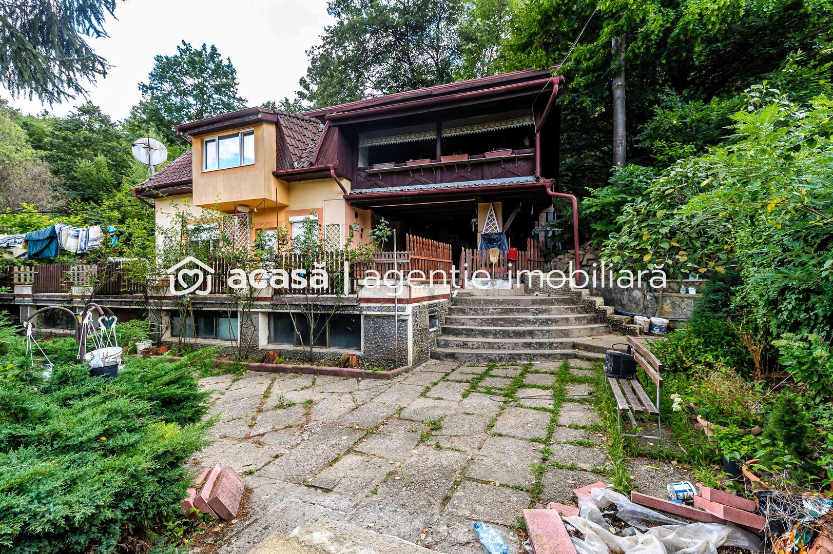 Imagine 3 - PROPRIETATE VÂNDUTĂ Casă conac cu 15.000 mp deal împădurit la Barațca,