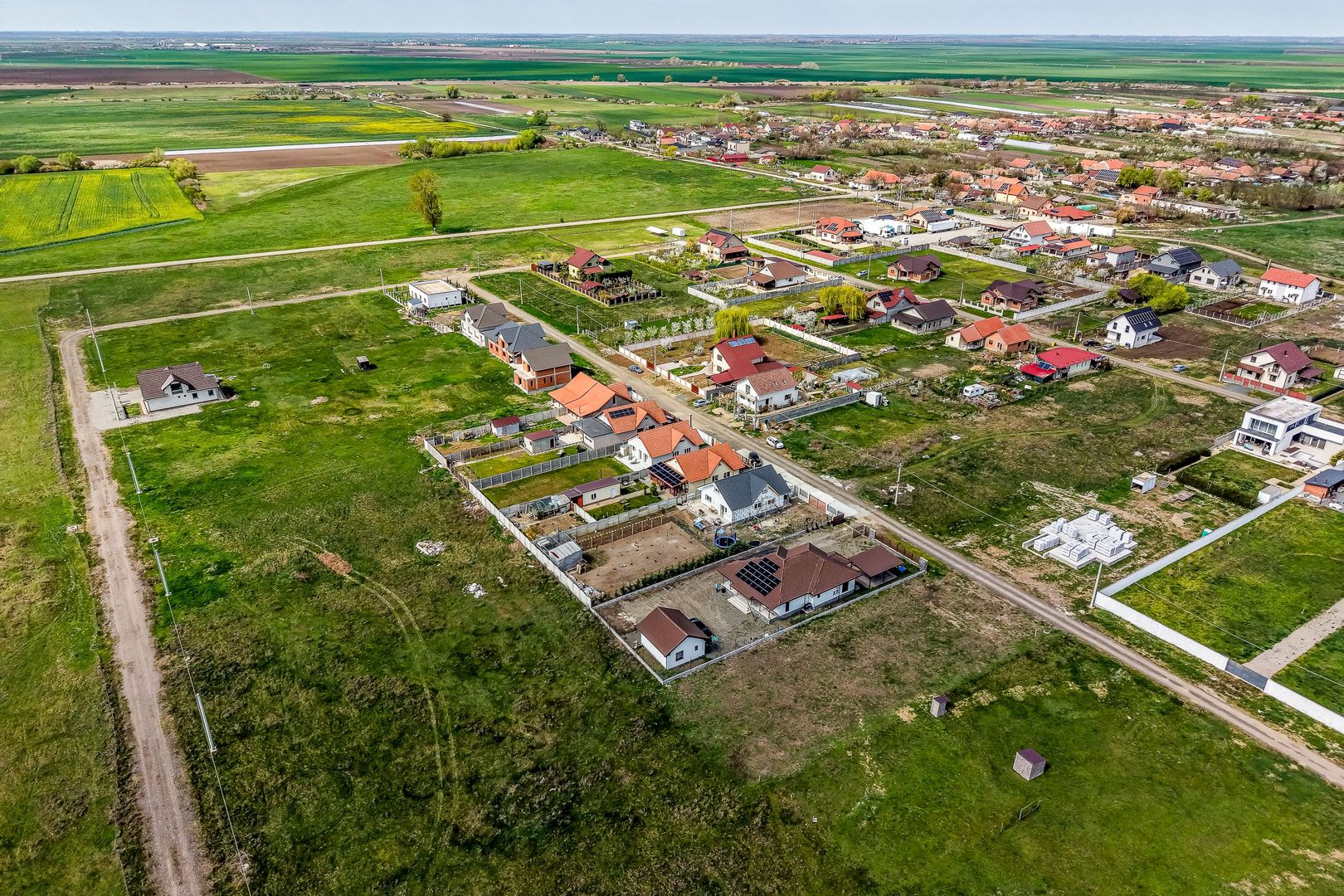 Imagine 4 - Casă noua, 2022, parter, 2 dormitoare Sânpaul, 10 km Arad