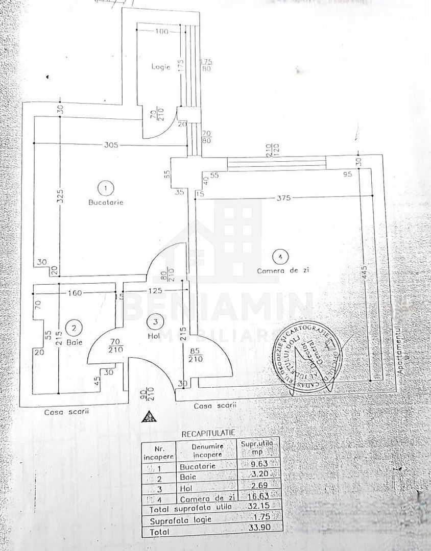 Garsoniera Decomandata pe Dezrobirii -centrala termica -etaj 9 -34mp - imaginea 11