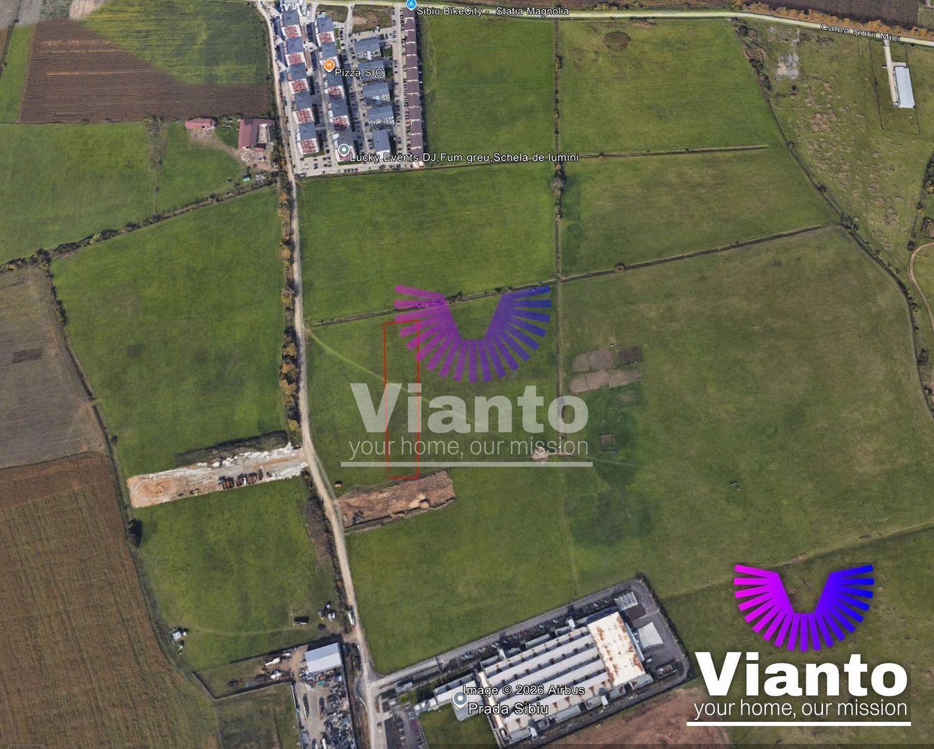 Comision 0% teren intravilan 4000 mpu zona industriala Vest
