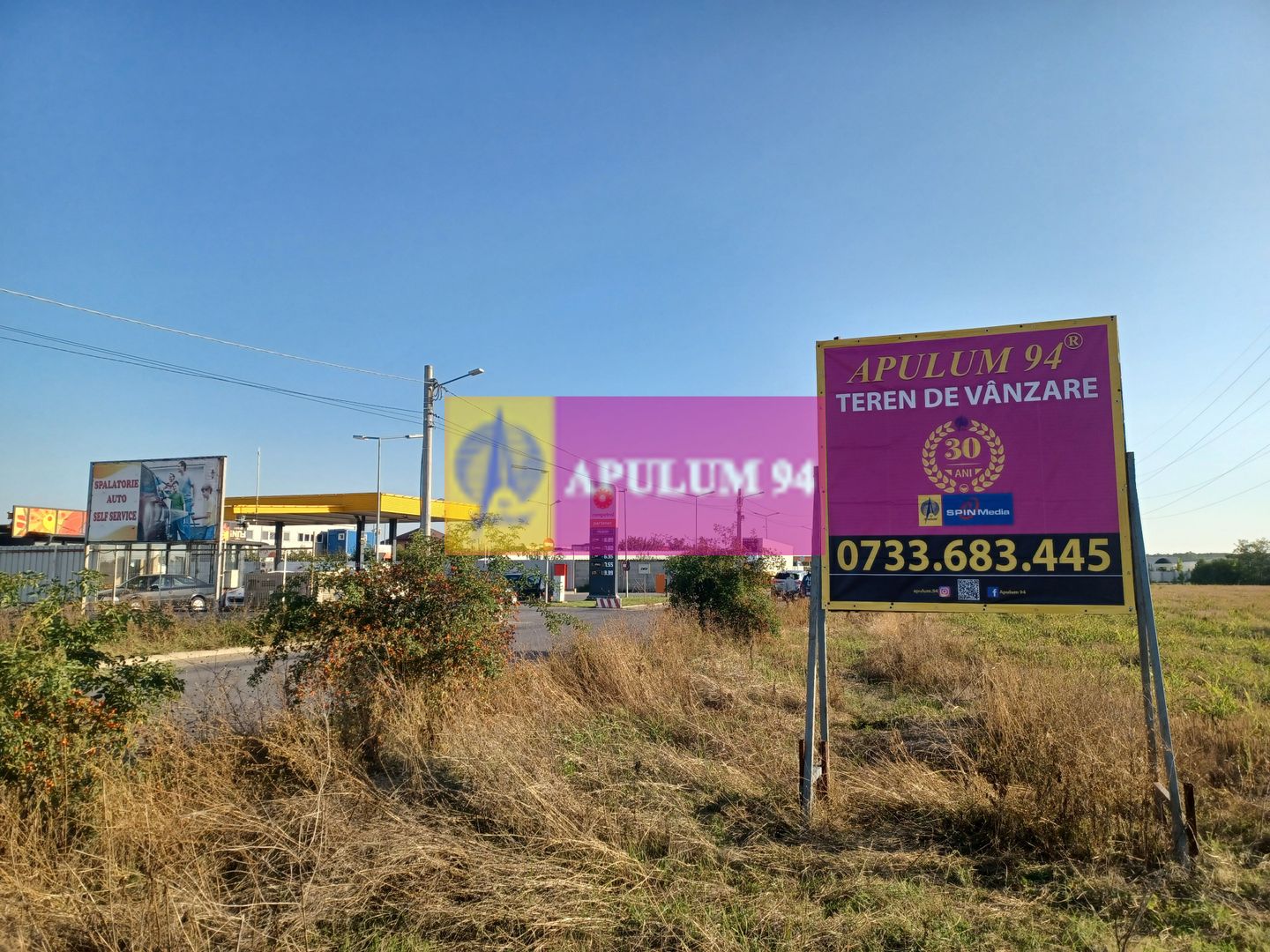 Săbăreni, teren intravilan construibil 3 ha, pe DJ602