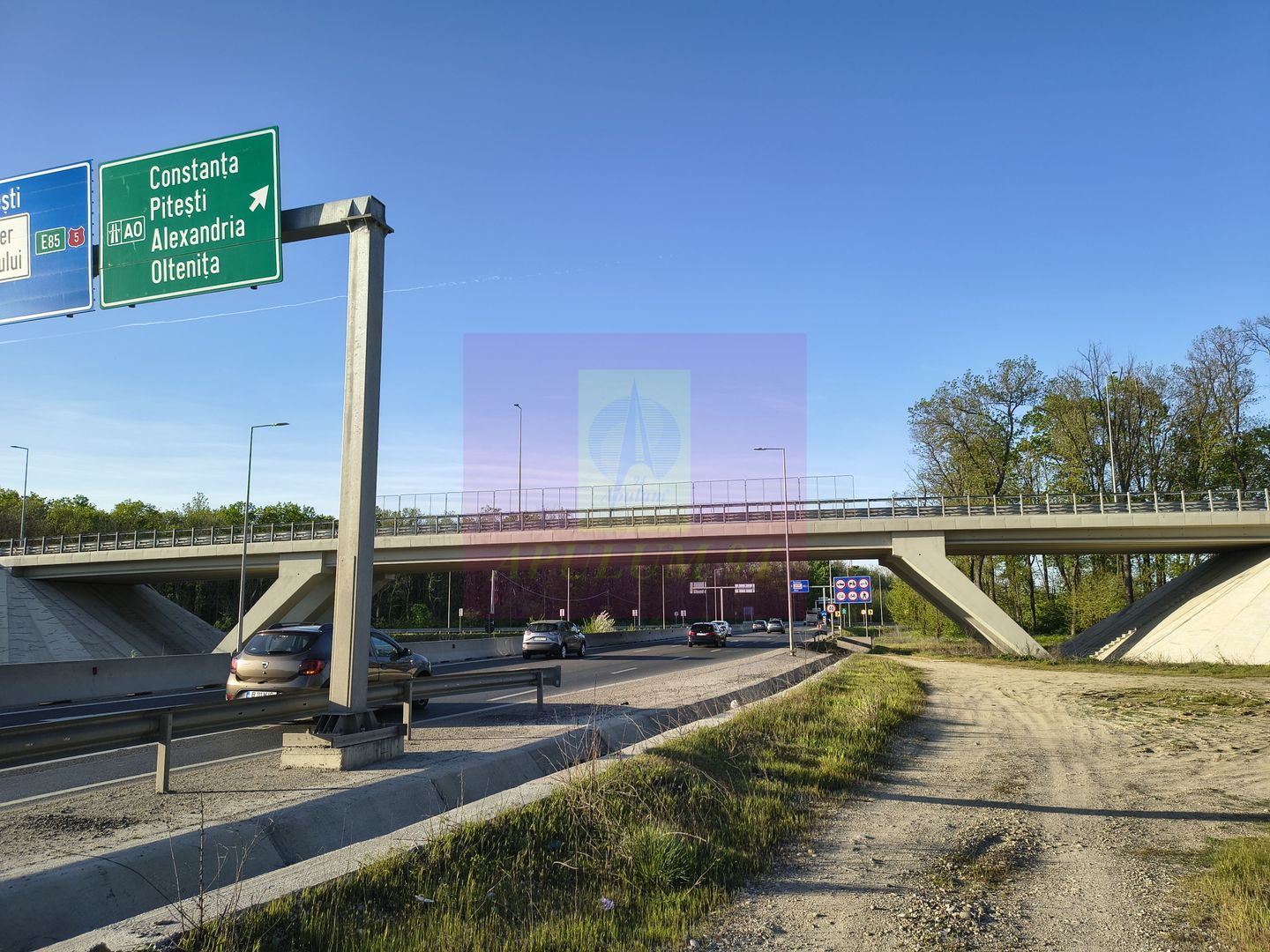 Teren la Joncțiunea dintre A0 și DN5