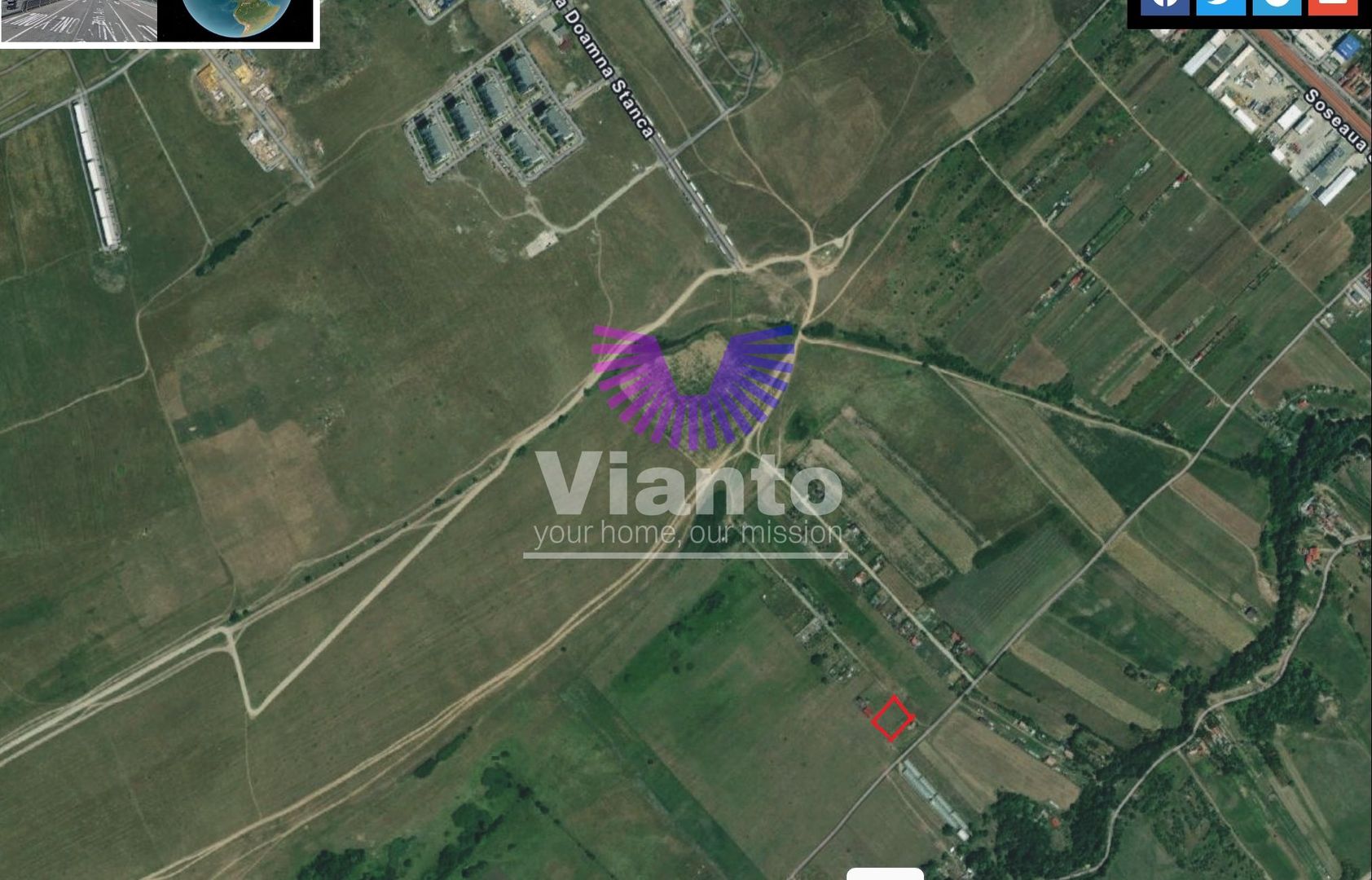 Teren extravilan 1500 mp Selimbar-langa troita