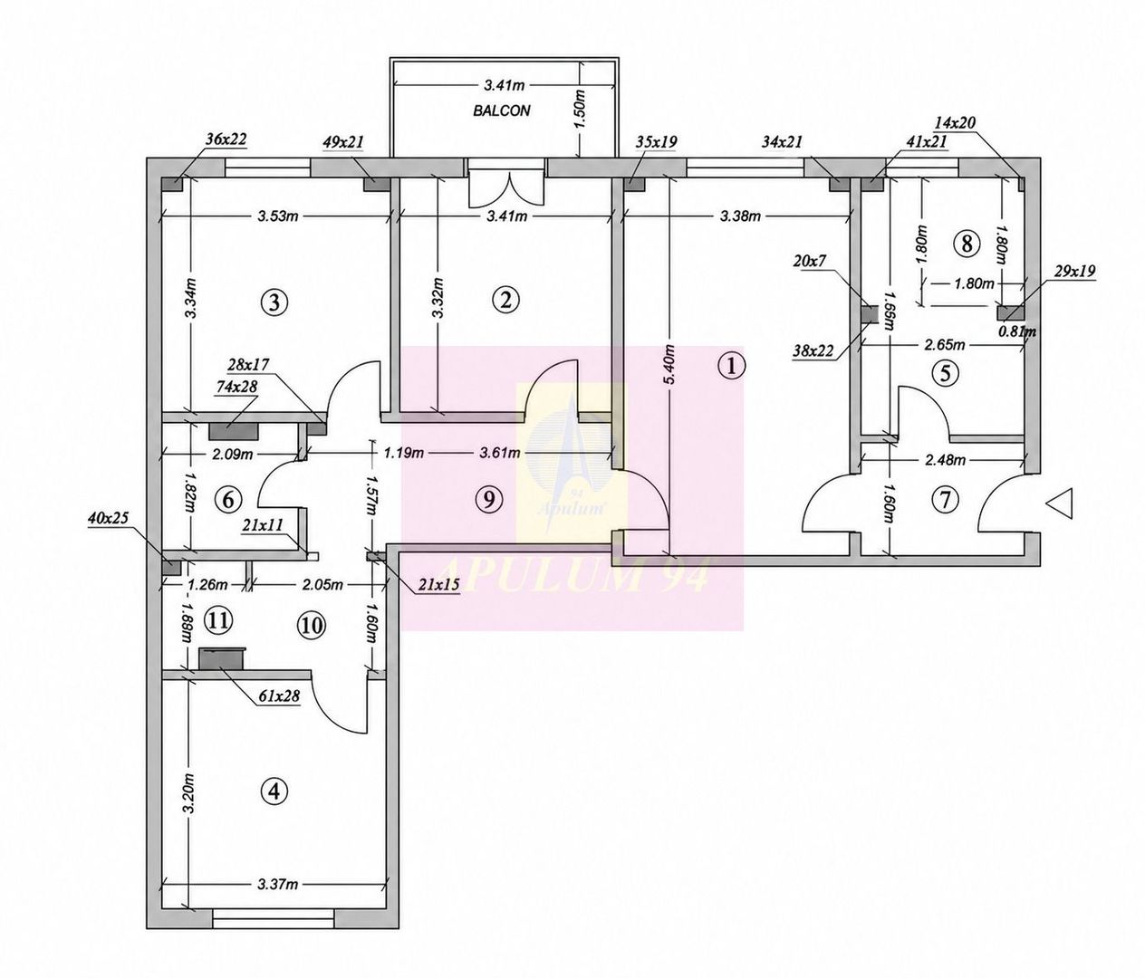 Apartament 4 camere bd Tineretului cu Centrala proprie+parcare - imaginea 11