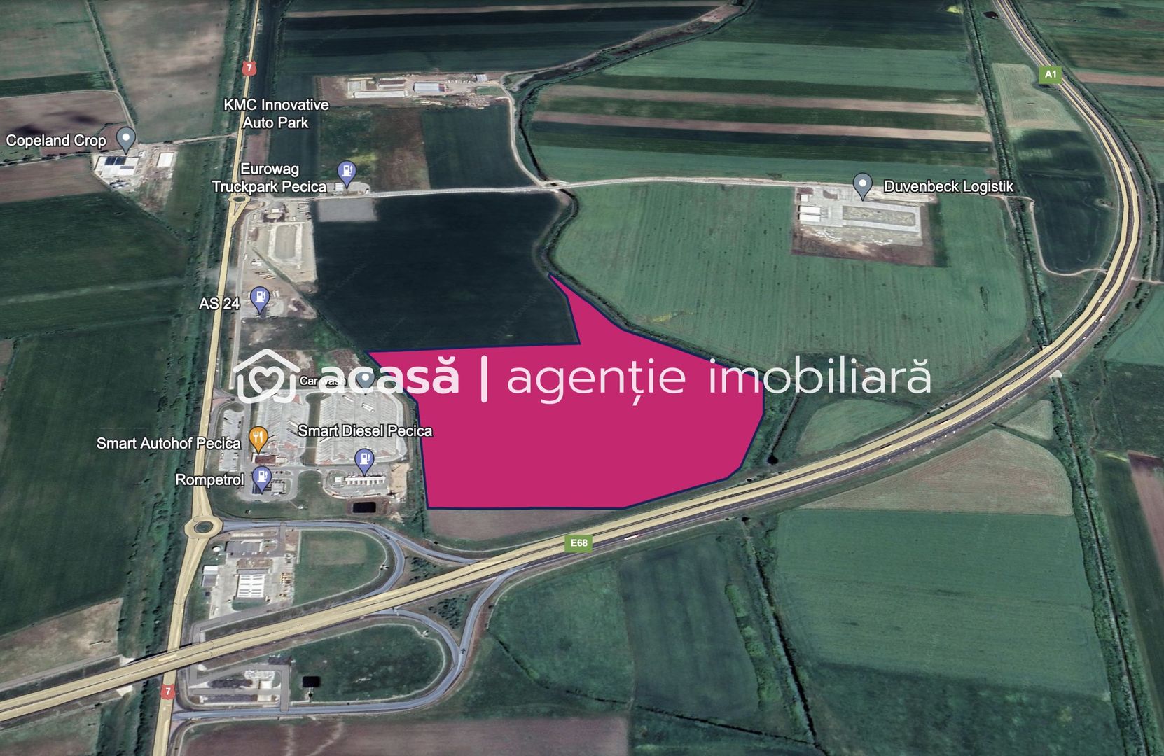 Imagine 4 - Investiție strategică: Teren cu PUZ pentru un parc logistic